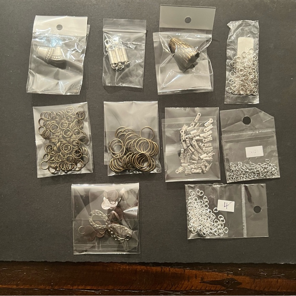 10 bundles of Assorted Jewelry Making Supplies